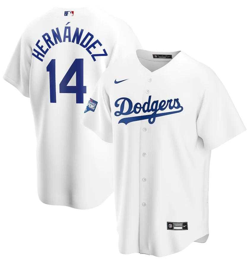 Dodgers 14 Enrique Hernandez White Nike 2020 World Series Champions Cool Base Jersey Dzhi,We sell and wholesale Dodgers 14 Enrique Hernandez White Nike 2020 World Series Champions Cool Base Jersey Dzhi on line form chian!
